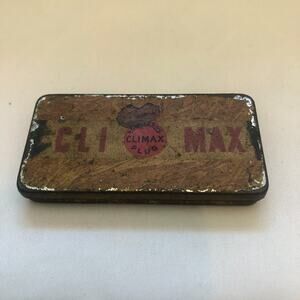 Vintage Lorillard's Climax Plug Chewing Tobacco Tin EMPTY The‎ Grand Old Chew